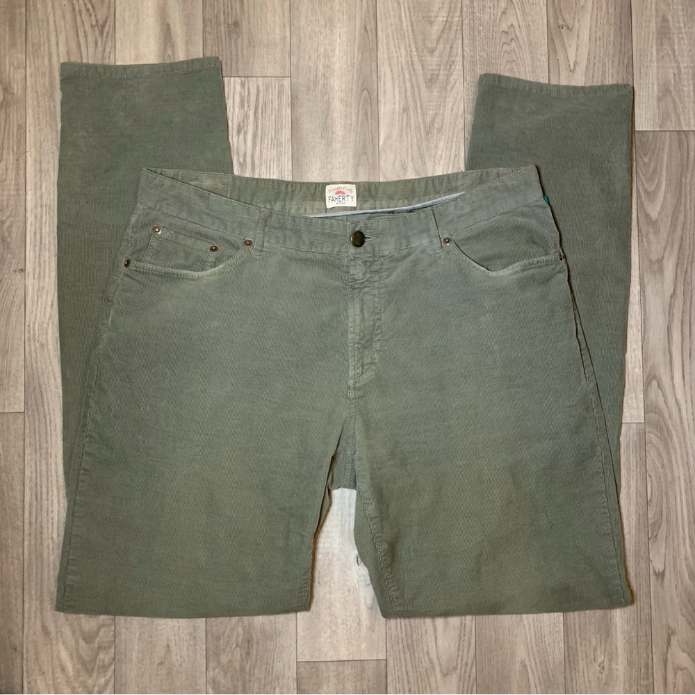 Faherty Pants Men’s Size 35 Stretch Terry Five-Pocket Corduroy